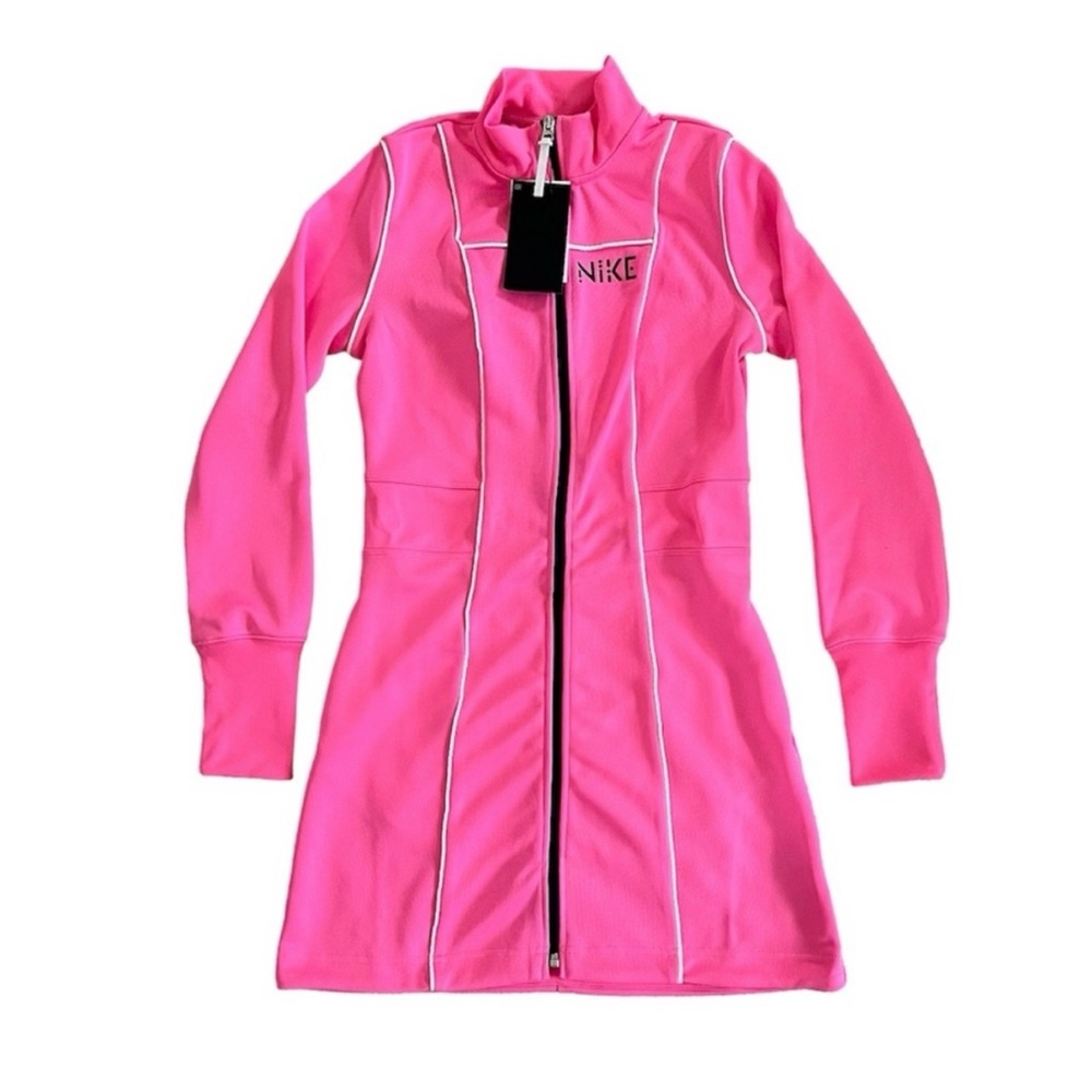 Nike Pink Zip-Up Dress